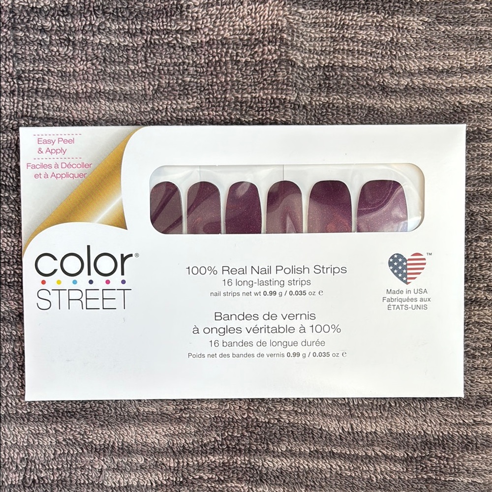 Color Street Purple Nail Polish Strips